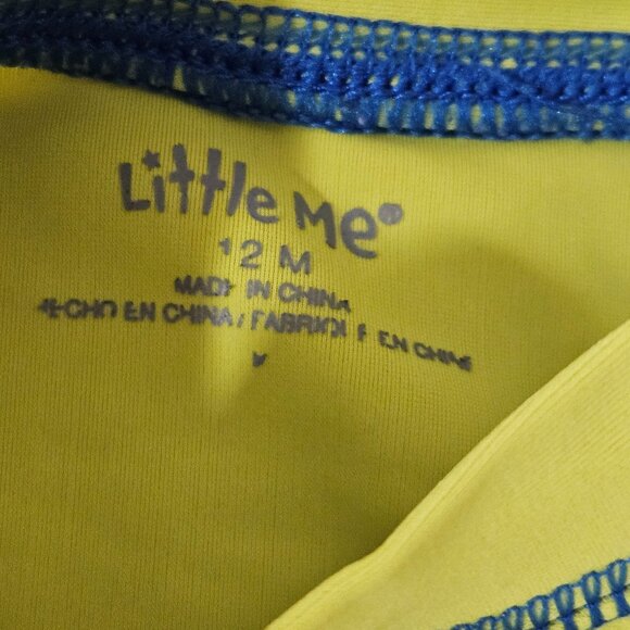 Little Me Baby Boy Swimwear Set 12M & 24M Turtle & Crab Rash Guard & Swimsuit - Picture 2 of 9